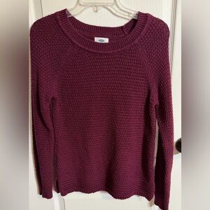 Old Navy Women's Deep Burgundy Sweater